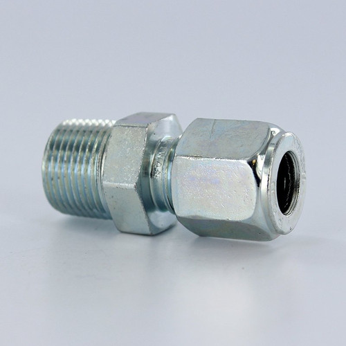 Parker 6-6 FBU-S Ferulok Male Adapter 3/8 Tube X 3/8 NPT Male Steel| Next Day Fittings