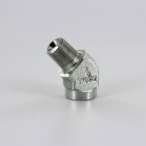 Parker 1/8 CD45-S Street 45 Deg Elbow 1/8 Female X 1/8 Male NPT Steel| Next Day Fittings