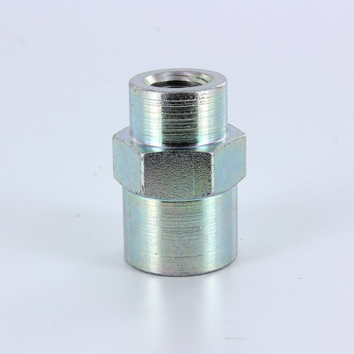 Parker 1/4 X 1/8 GG-S Hex Female Pipe Coupling 1/4 NPT X 1/8 NPT Steel| Next Day Fittings