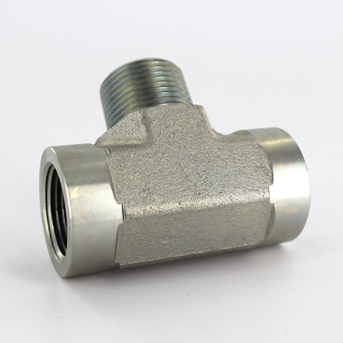 Parker 3/4 MMS-S Male Branch Tee 3/4 Female X 3/4 Female X 3/4 Male Steel| Next Day Fittings