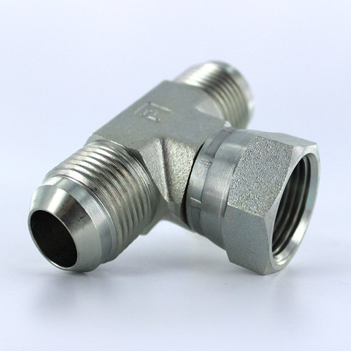 Parker 12 S6X-S Swivel Nut Branch Tee 3/4 X 3/4 X 3/4 Swivel Steel| Next Day Fittings