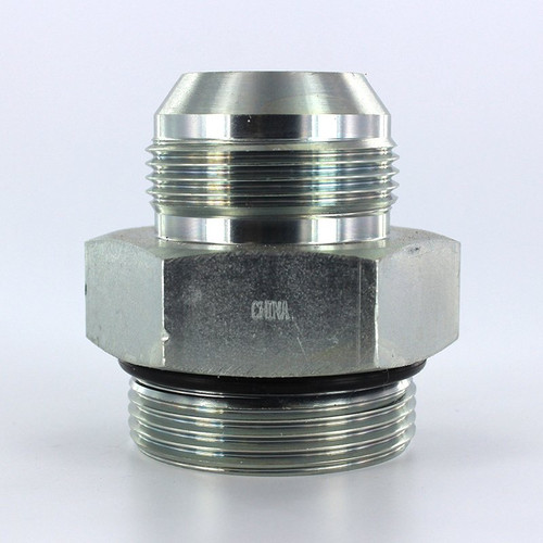 Parker 20-24 F5OX-S JIC to SAE Adapter 1-1/4 JIC X Size 24 SAE Steel| Next Day Fittings