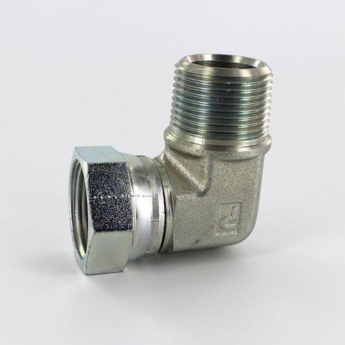 Parker 2107-16-16 Male Swivel Elbow 1 NPT Male X 1 NPSM Swivel| Next Day Fittings