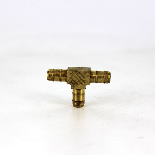 Parker 224-6 Dubl-Barb Tube Tee 3/8 Tube X 3/8 Tube X 3/8 Tube Brass| Next Day Fittings