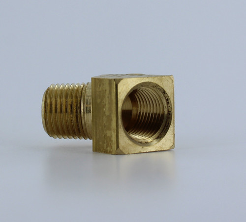 Parker 2214P-2-2 Street Elbow 45 Deg 1/8 Female X 1/8 Male Brass| Next Day Fittings