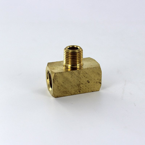 Parker 2224P-2 Male Branch Tee 1/8F X 1/8F X 1/8M Pipe Brass| Next Day Fittings