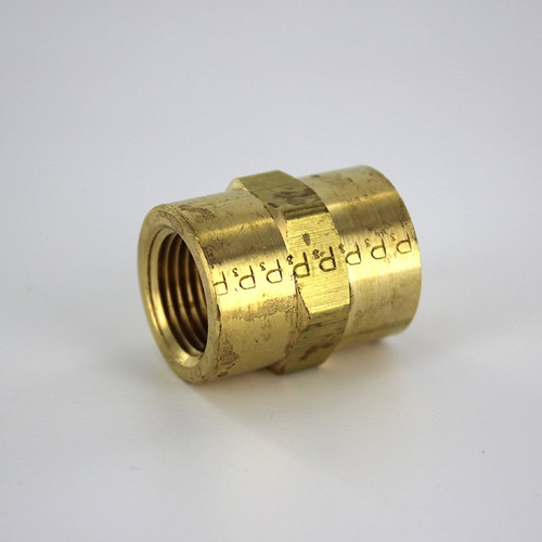 Parker 207P-6 Female Pipe Coupling 3/8 Brass| Next Day Fittings