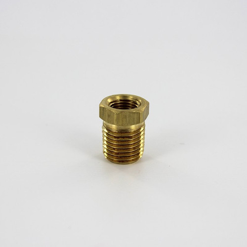 Parker 209P-4-2 Pipe Bushing 1/4 Male X 1/8 Female Brass| Next Day Fittings