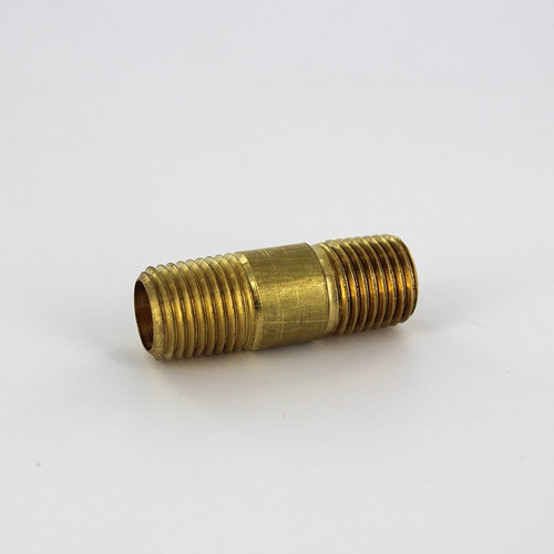 Parker 215PNL-4-15 Long Pipe Nipple 1/4 Male X 1-1/2 Long Brass| Next Day Fittings