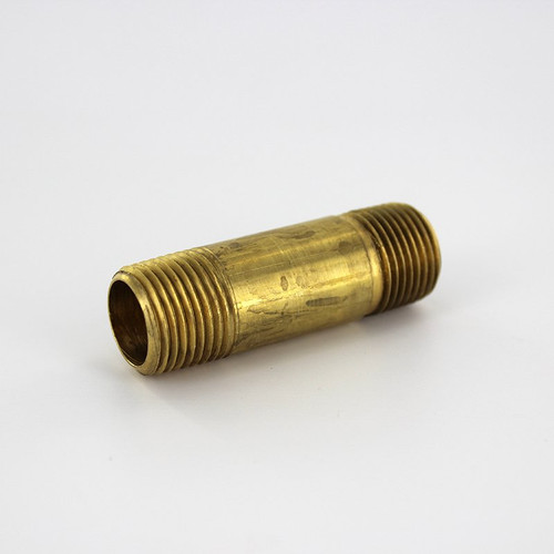 Parker 215PNL-6-20 Long Pipe Nipple 3/8 Male X 2 Long Brass| Next Day Fittings