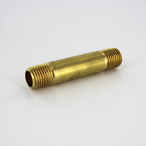 Parker 215PNL-4-25 Long Pipe Nipple 1/4 Male X 2-1/2 Long Brass| Next Day Fittings