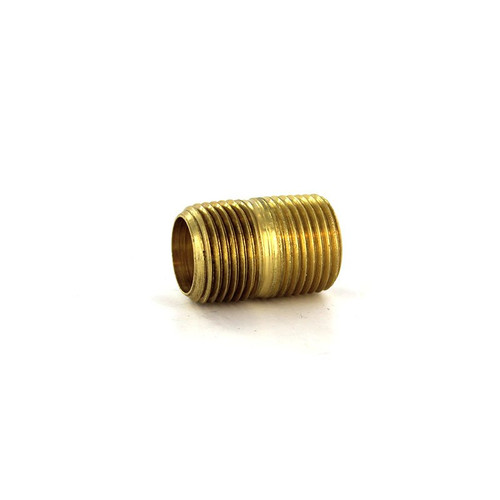 Parker 215PN-6 Close Pipe Nipple 3/8 Male Brass| Next Day Fittings