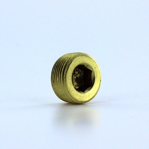 Parker 219P-6 Countersunk Hex Pipe Plug 3/8 Male Brass| Next Day Fittings