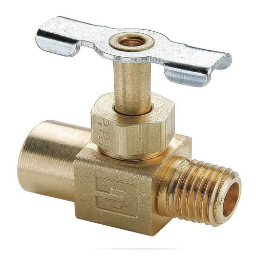 Parker NV108P-4 Needle Valve 1/4 Female/Male NPT Brass| Next Day Fittings