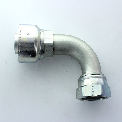 Parker 13943-24-24 Short Drop Elbow 1-1/2 JIC Swivel X 1-1/2 Hose Steel| Next Day Fittings