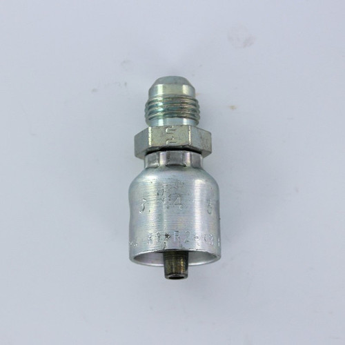 Parker 10343-6-4 Male Adapter 3/8 JIC X 1/4 Hose Steel| Next Day Fittings