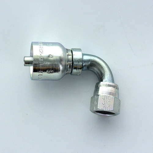 Parker 13943-6-4 Short Drop Elbow 3/8 JIC Swivel X 1/4 Hose Steel| Next Day Fittings