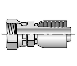 Parker 1JC43-16-12 # 16 Female Seal-Lok x 3/4" i.d. Hose Fitting| Next Day Fittings