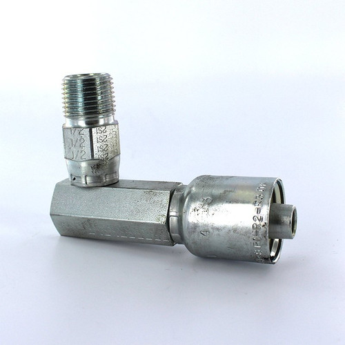 Parker 11L43-8-8 Male Pipe Swivel Elbow 1/2 NPT X 1/2 Hose Steel| Next Day Fittings