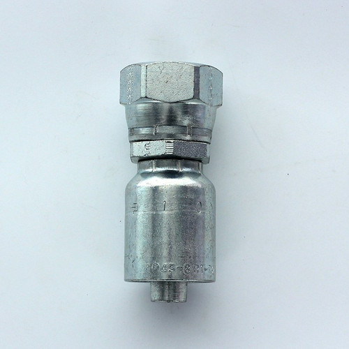 Parker 10643-12-8 Female Swivel Adapter 3/4 JIC X 1/2 Hose Steel| Next Day Fittings