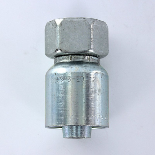 Parker 1C943-20-12 # 20 Female Metric S x 3/4" i.d. Hose Fitting| Next Day Fittings