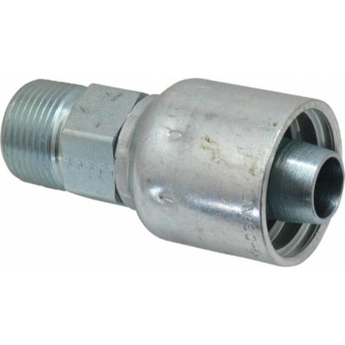 Parker 1D943-4-4 Male Pipe Adapter 1/4 BSPP X 1/4 Hose Steel| Next Day Fittings
