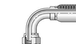 Parker 1C543-18-10 Female Swivel Elbow Metric S 18mm X 5/8 Hose Steel| Next Day Fittings