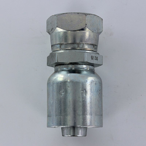 Parker 1FU43-12-12 Adapter Swivel 3/4 BSPP (Flare) X 3/4 Hose Steel| Next Day Fittings