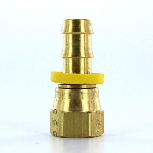 Parker 30682-5-4B Female JIC Straight Swivel 5/16 JIC X 1/4 Hose Brass| Next Day Fittings