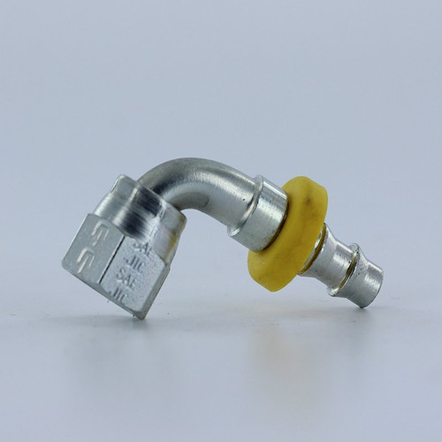 Parker 33982-4-4 Female Short Drop Swivel Elbow 1/4 JIC X 1/4 Hose Steel| Next Day Fittings