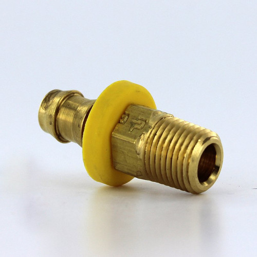 Parker 30182-4-6B Male Rigid Pipe Adapter 1/4 NPT X 3/8 Hose Brass| Next Day Fittings