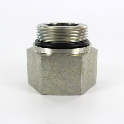 Parker 20-1 1/4 F5OG-S SAE Adapter 1 5/8-12 ORB Male X 1-1/4 NPT Female