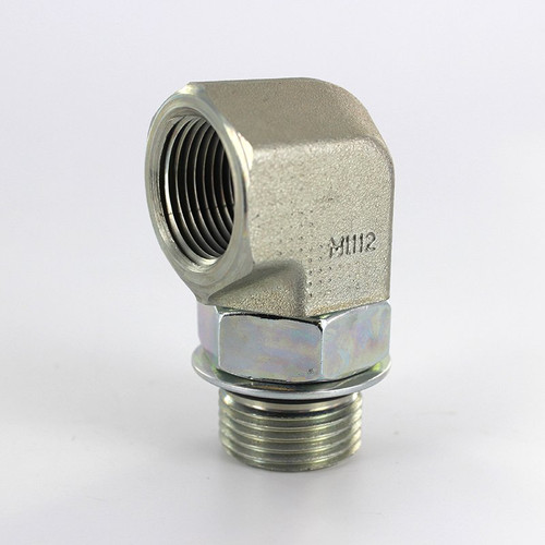 Parker 12-3/4 AOEG-S Street Elbow 3/4 ORB Male X 3/4 NPT Female Steel