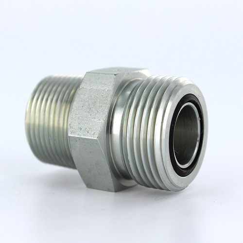 Parker 12 FLO-S Seal-Lok Male Connector 3/4 ORFS X 3/4 NPT Steel