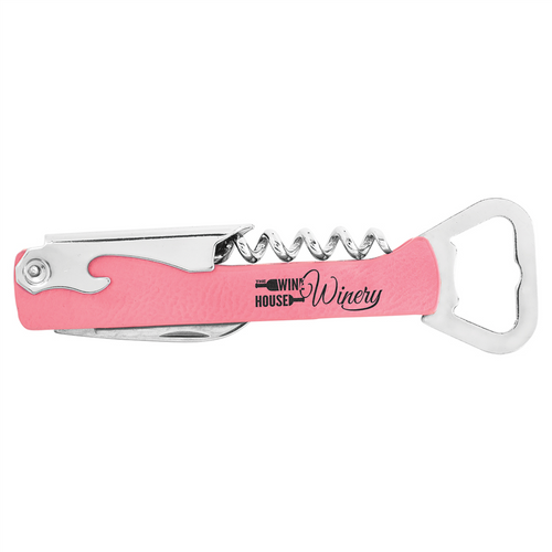 Wine Bottle Opener Pink