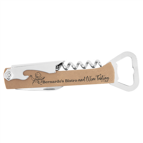 Wine Bottle Opener Light Brown