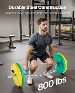 Trap Bar Hex Bar, 2-Inch Hex Barbell, 800 LBS Capacity Shrug Bars with Knurled Grips, Weightlifting E415-LJYLGYSYTS802L6VJ001V0