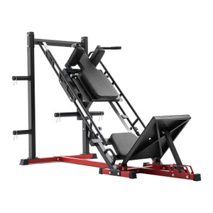 Leg Press Hack Squat Machine, Adjustable Leg Press Combo with Linear Bearing and Weight Storage, Lo E415-XWTJJBKZDDGNM2QQFV0