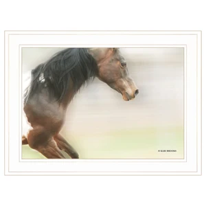 Leap of Faith 2 White Framed Print Wall Art N270-406910