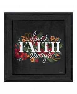 Have Faith 3 Black Framed Print Wall Art N270-407664