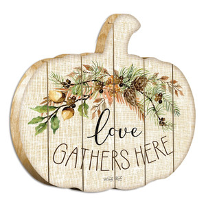 Love Gathers Here Unframed Print Wall Art N270-416048