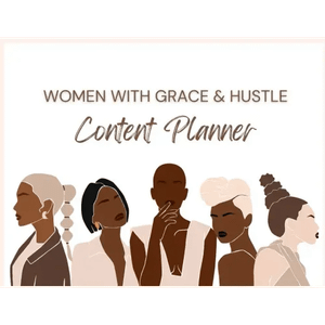 Women With Grace & Hustle Content Planner - Paperback H871-10776271552785