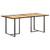 Dining Table Natural Mango Wood Solid mango wood, powder-coated iron A949-320695