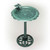 Outdoor Polypropylene Weather Resistant Bird Bath in Dark Green Finish Q280-TOAFBD254139678
