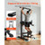 Pull Up Bar, 330 LBS Power Tower Dip Station, Workout Dip Station with H-Shaped Stable Base & Back  E415-DGNZHXYTXSJPLNKDH001V0