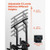 Pull Up Bar, 330 LBS Power Tower Dip Station, Workout Dip Station with H-Shaped Stable Base & Back  E415-DGNZHXYTXSJPLNKDH001V0