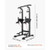 Pull Up Bar, 330 LBS Power Tower Dip Station, Workout Dip Station with H-Shaped Stable Base & Back  E415-DGNZHXYTXSJPCK6Q8001V0