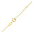 14k Yellow Gold Chain Necklace with Cross Stations P150-66036-17