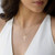 Dual Layers Beads Decorated Simple Fashion Cross Pendant Wholesale Women Costume Necklace - Golden A392-fane7571