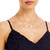 Gold Cutout HOPE Plate Necklace T226-9485629489471